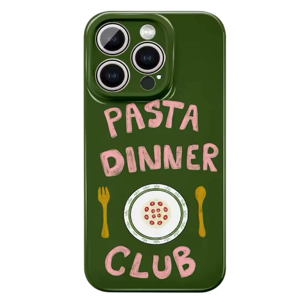 Pasta Dinner Club iPhone Case